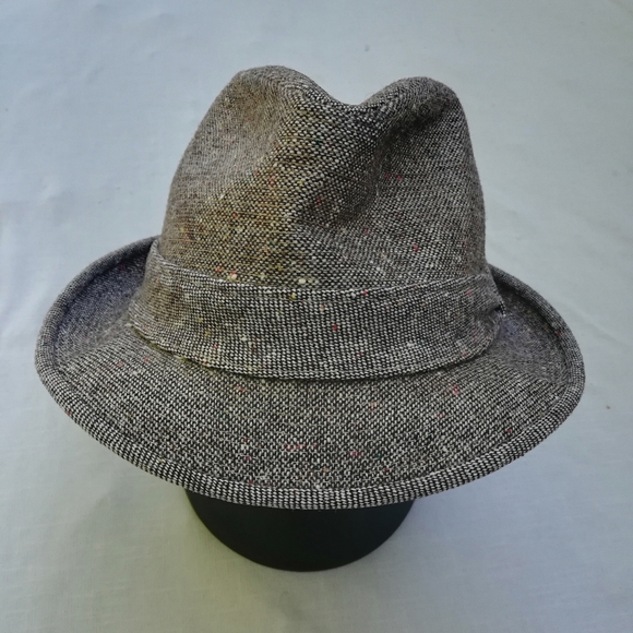 Vintage Tweed Stetson Fedora - Picture 1 of 8